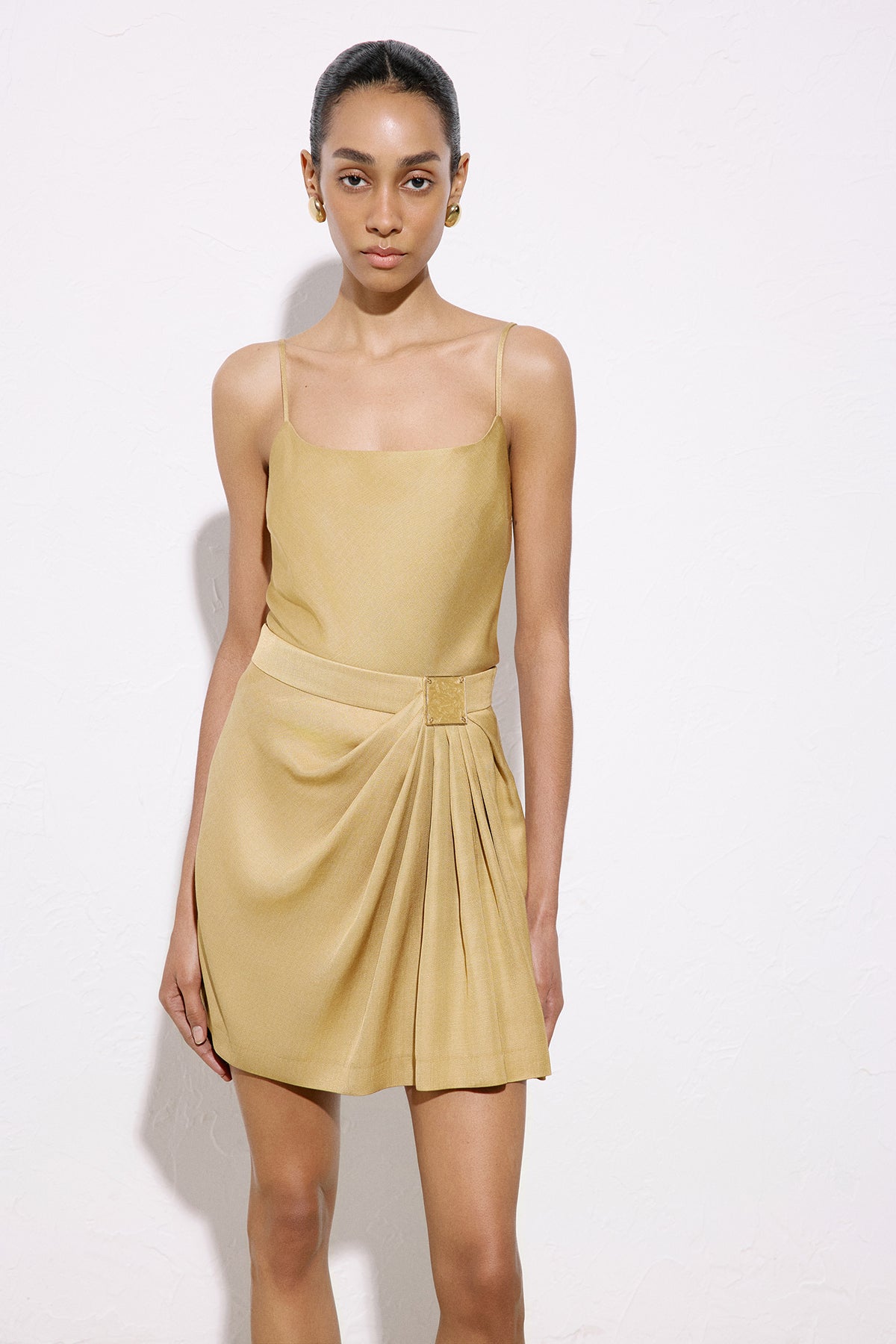 Accessory Detailed Mini Skirt