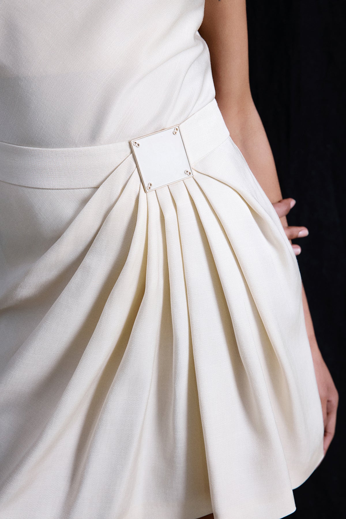 Accessory Detailed Mini Skirt