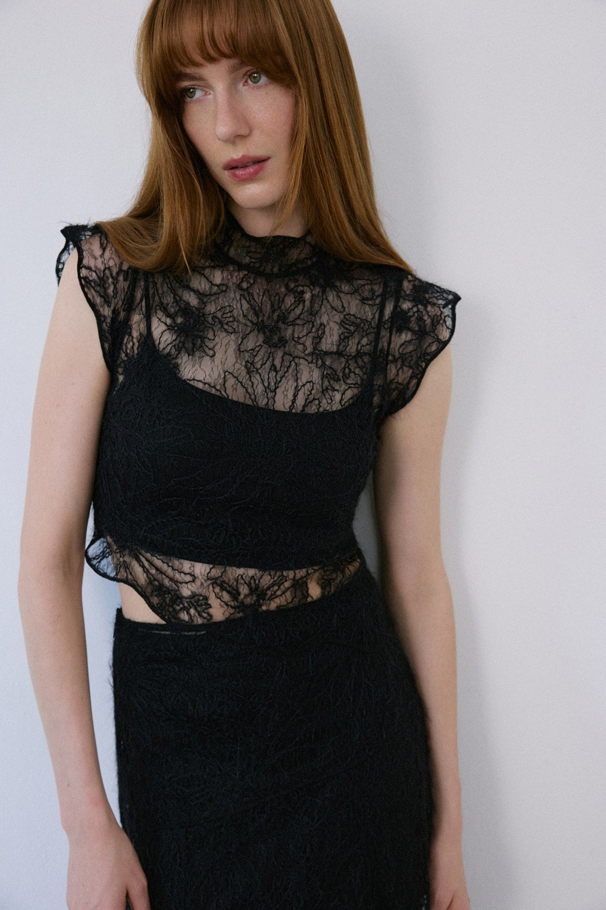 Backless Lace Blouse