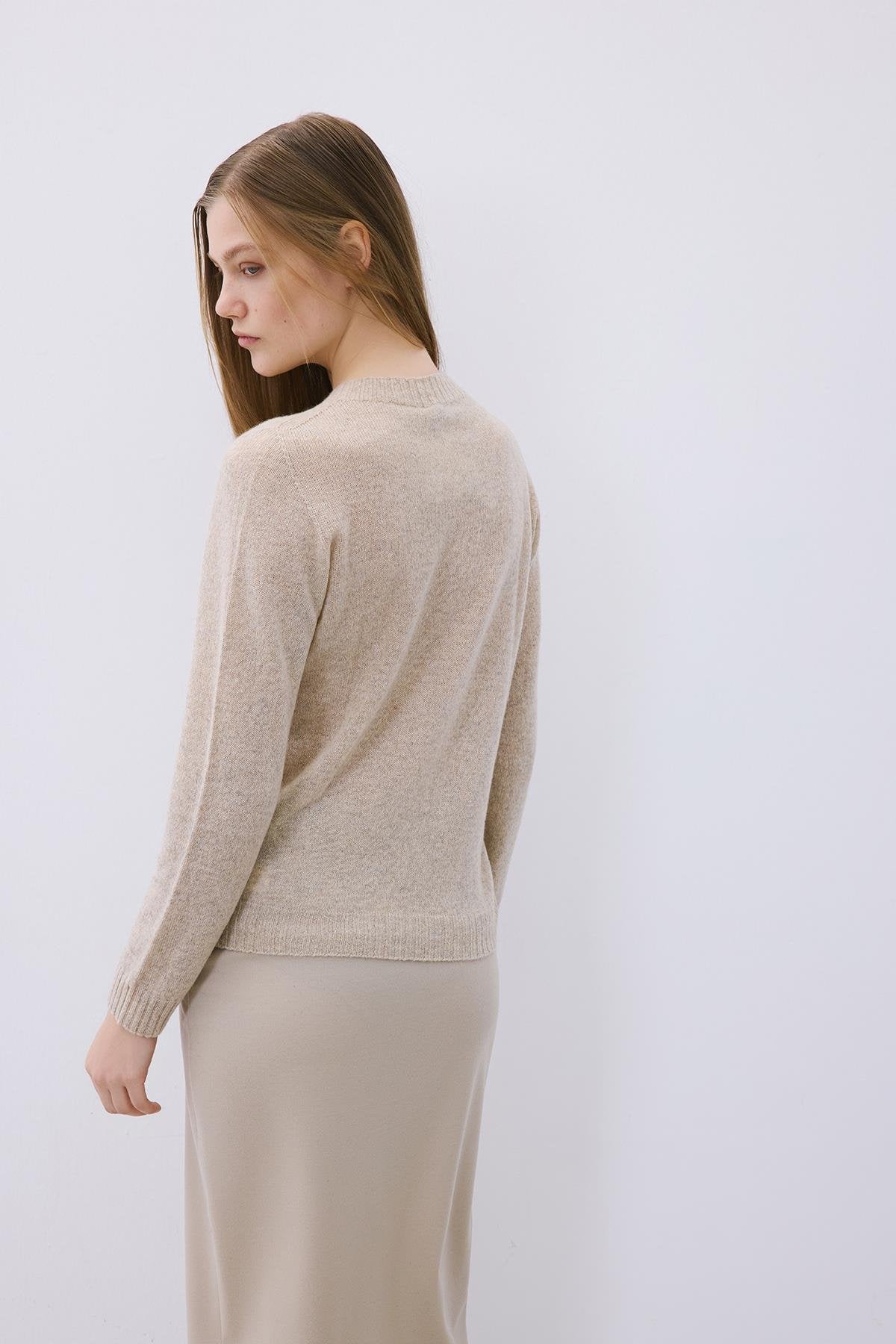 Cashmere Basic Knit Blouse
