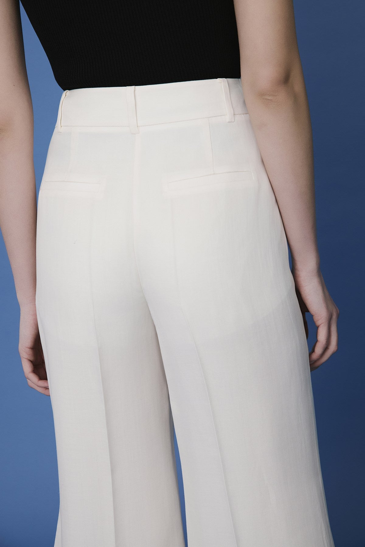 Belted Wide Leg Trousers