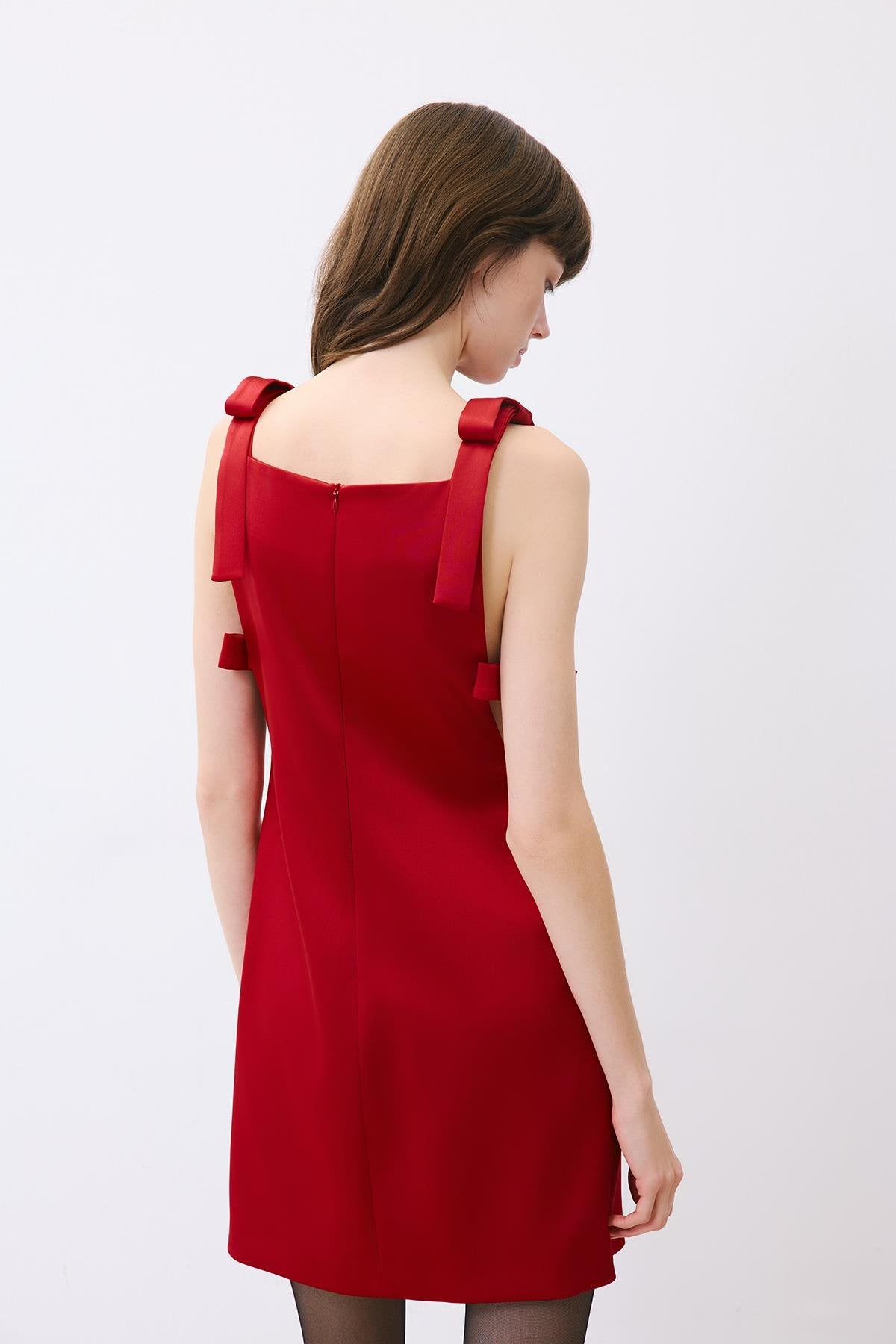 Bow Detail Mini Dress