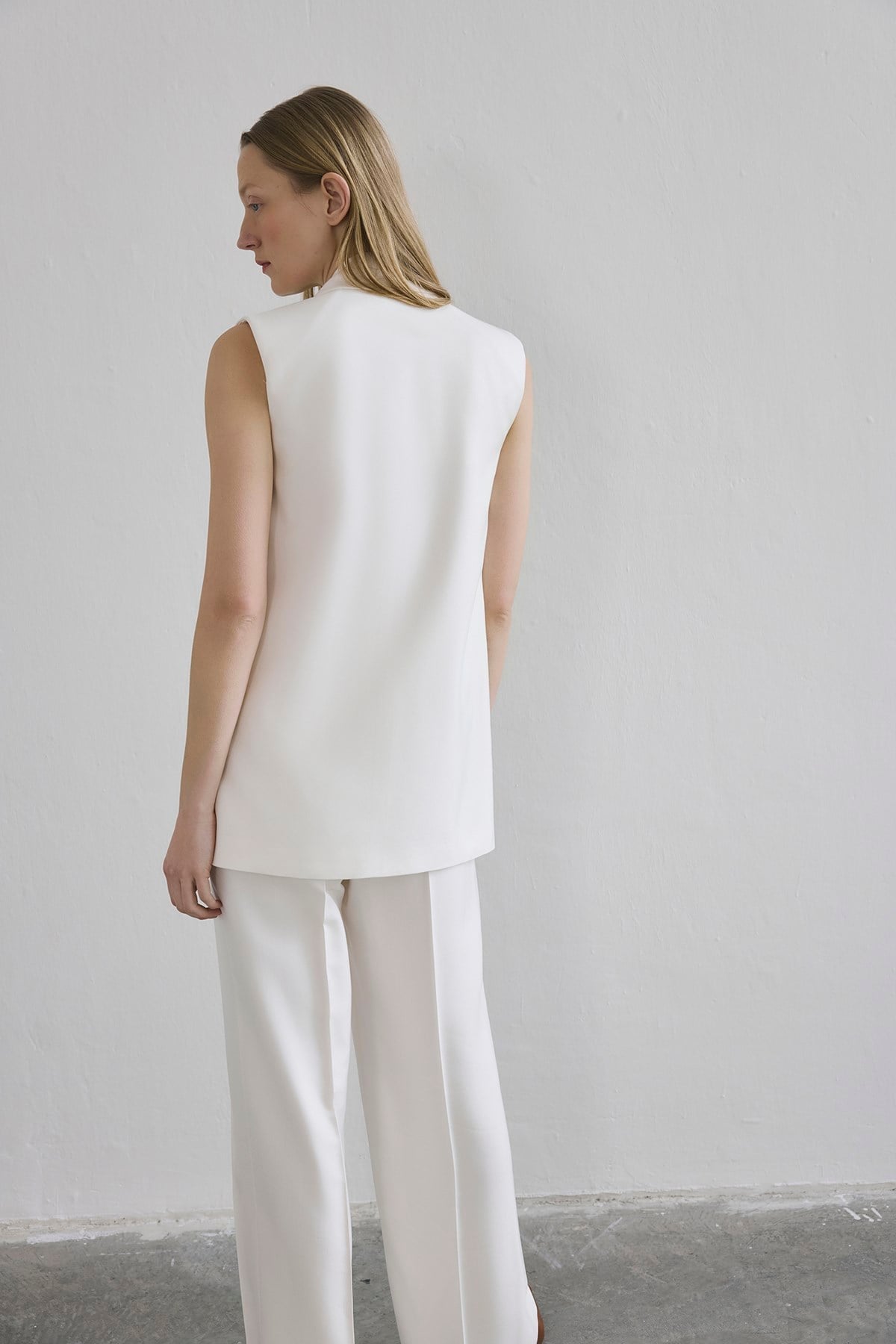 Button Front Side Pocket Vest