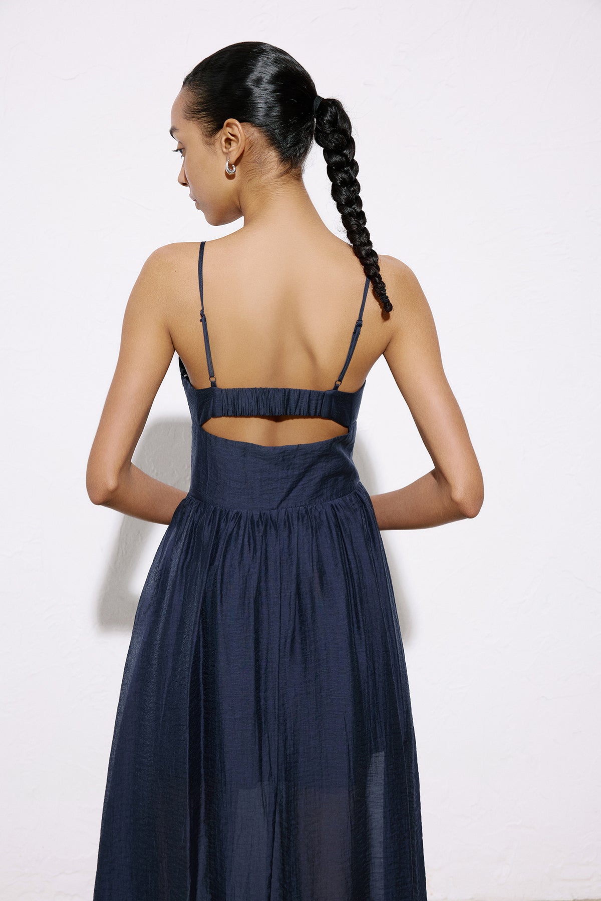 Corset Detailed Midi Dress