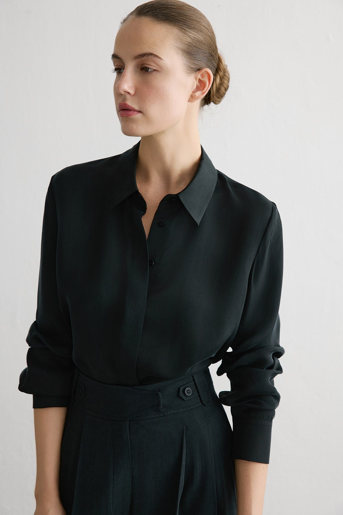 Cuffed Long Sleeve Shirt