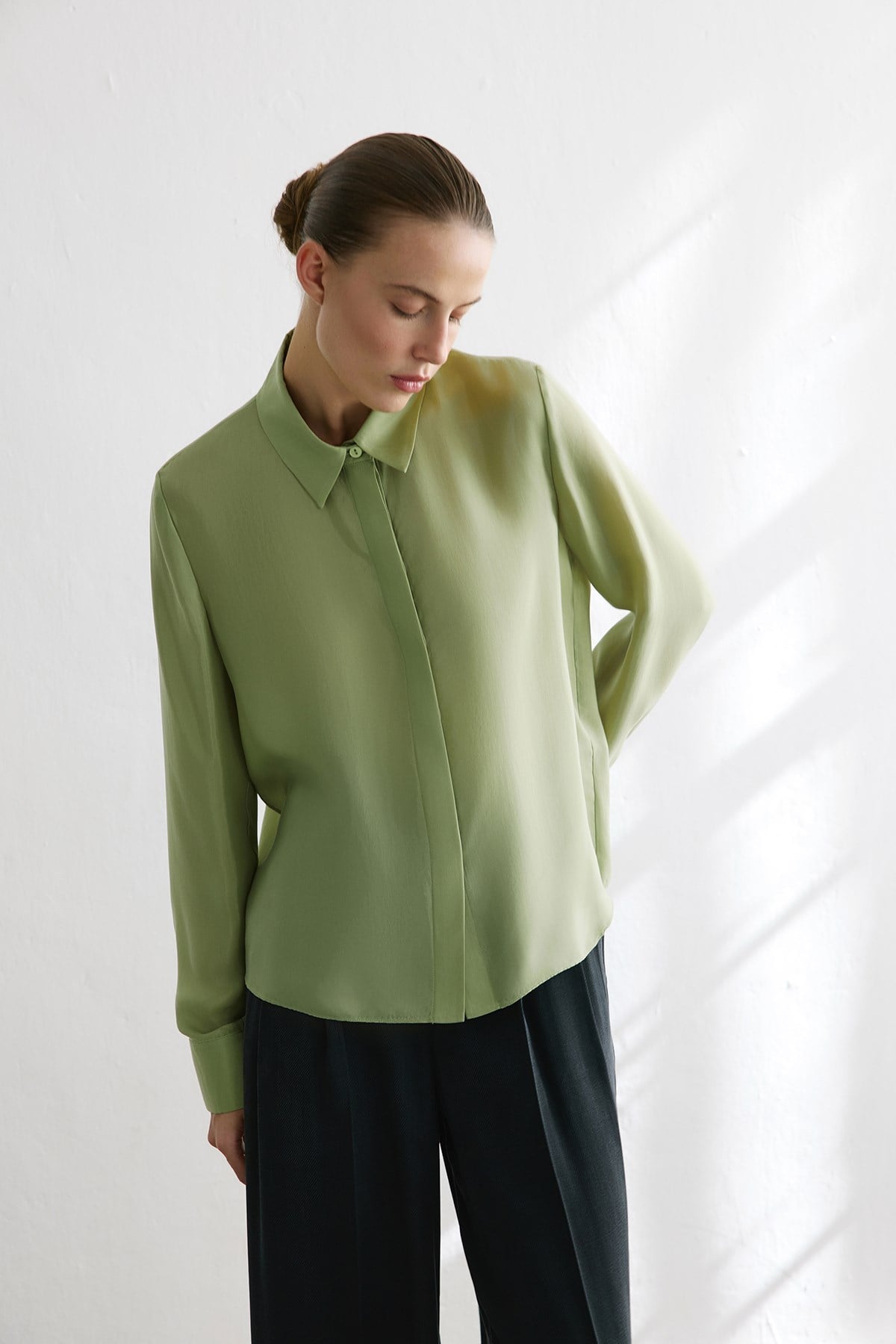 Cuffed Long Sleeve Shirt