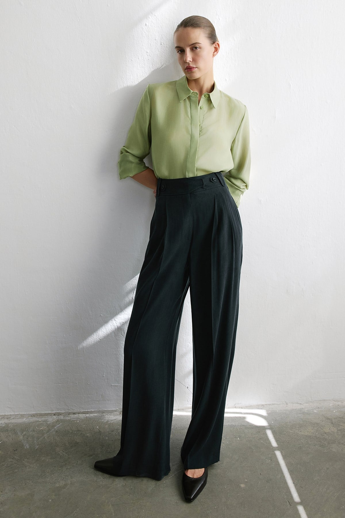 Cuffed Long Sleeve Shirt