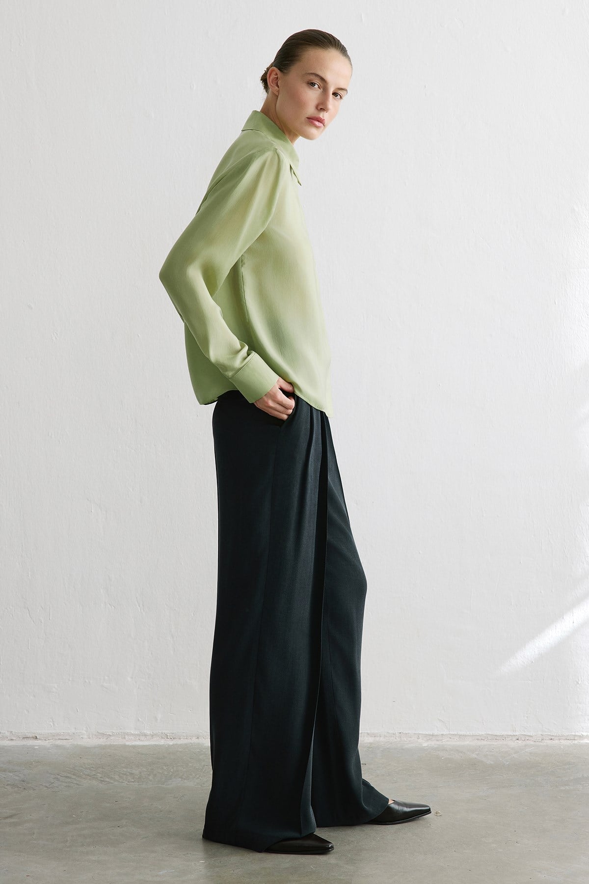 Cuffed Long Sleeve Shirt