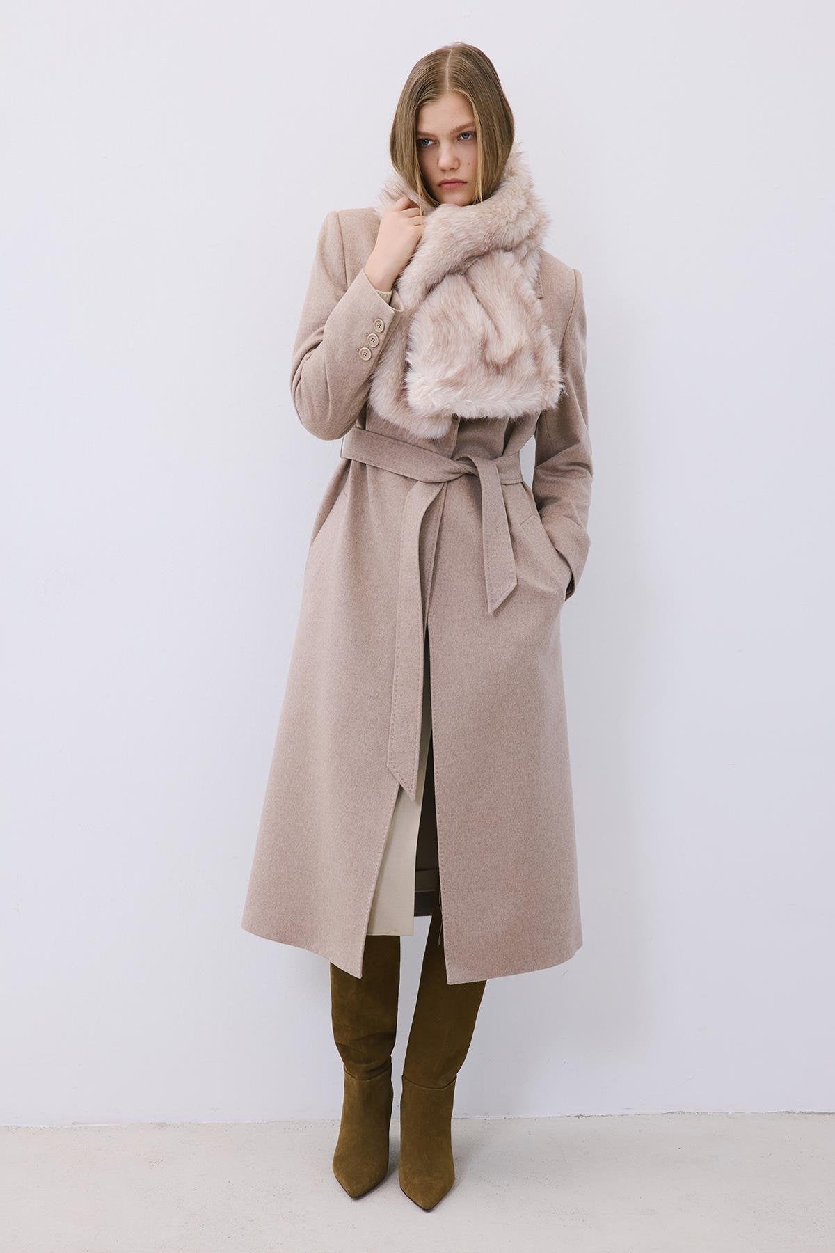 Fluffy Faux Fur Neck Warmer