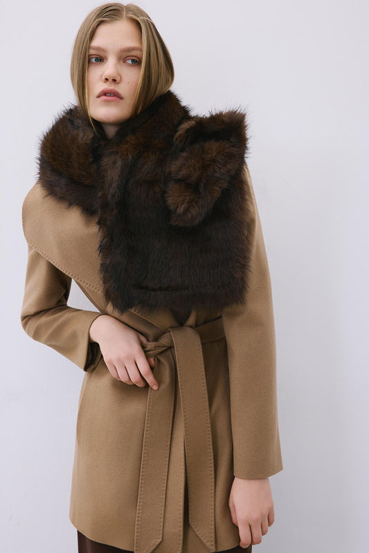 Fluffy Faux Fur Neck Warmer
