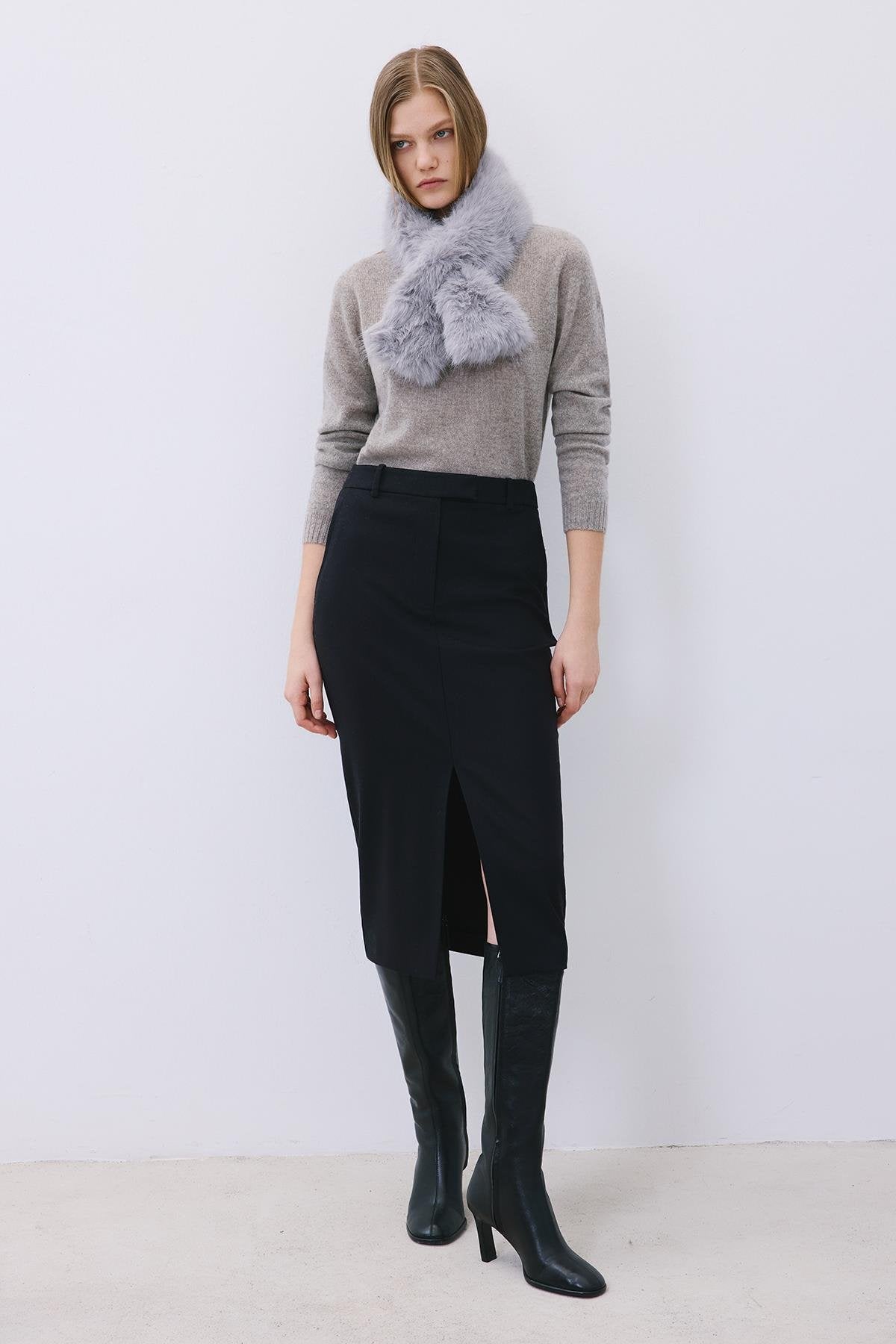 Fluffy Mink Faux Fur Neck Warmer