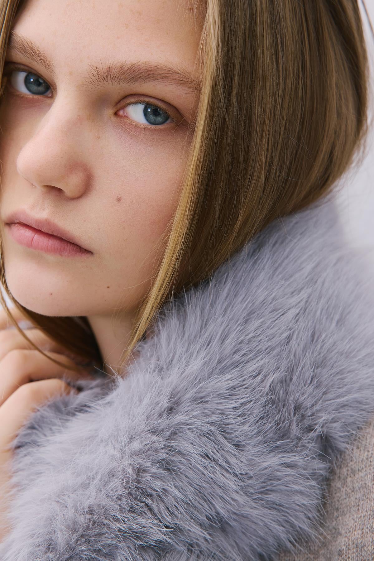 Fluffy Mink Faux Fur Neck Warmer