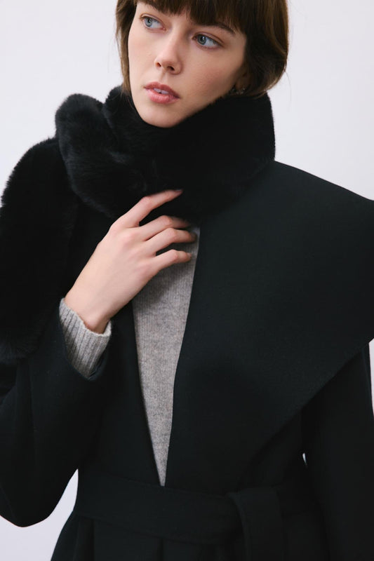 Fluffy Faux Fur Scarf