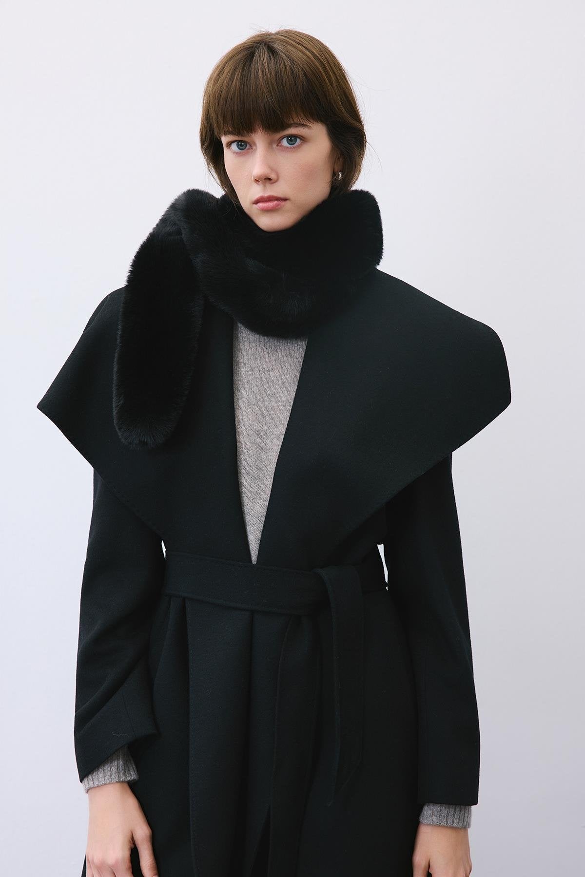 Fluffy Faux Fur Scarf