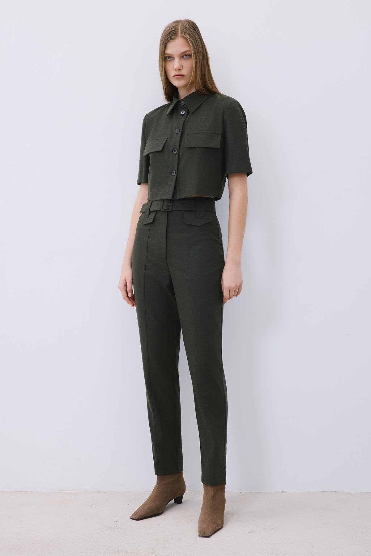 Wool Button-Up Shirt