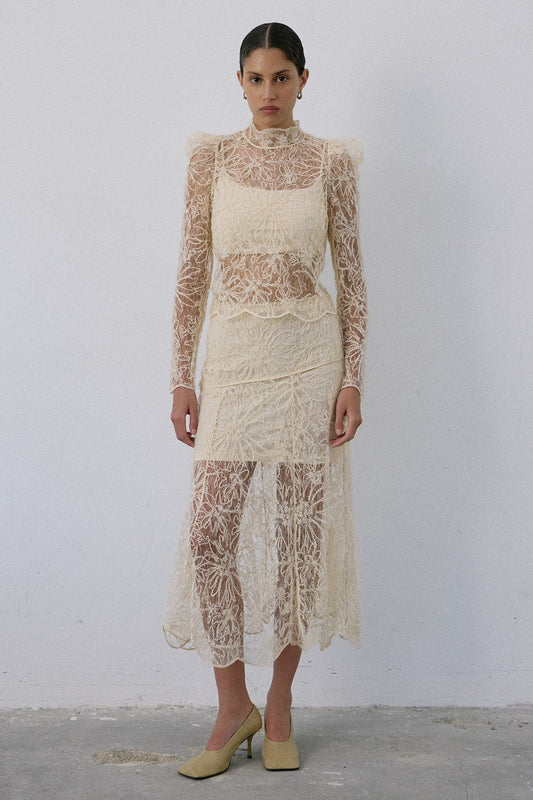 Lace Sheer Blouse