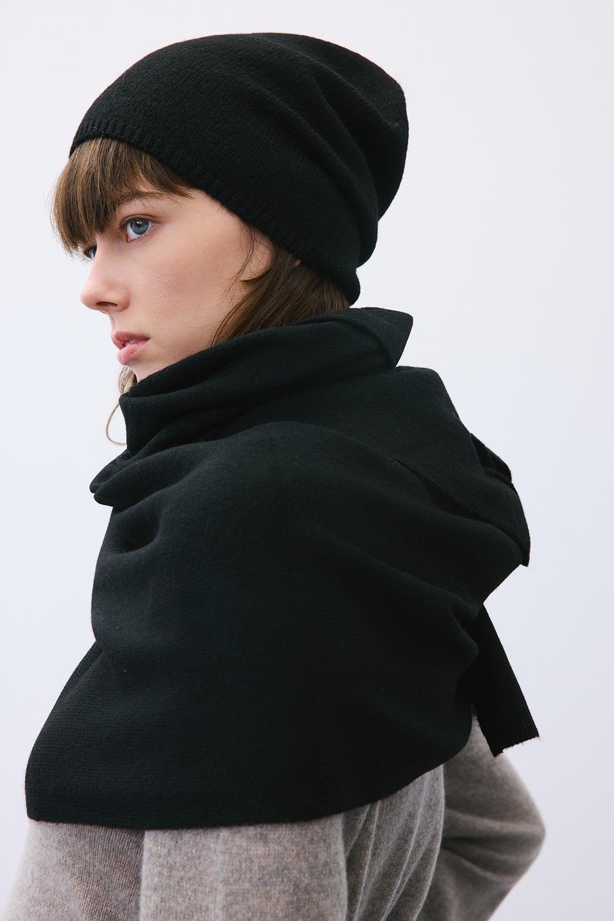 Soft Scarf and Beanie Set