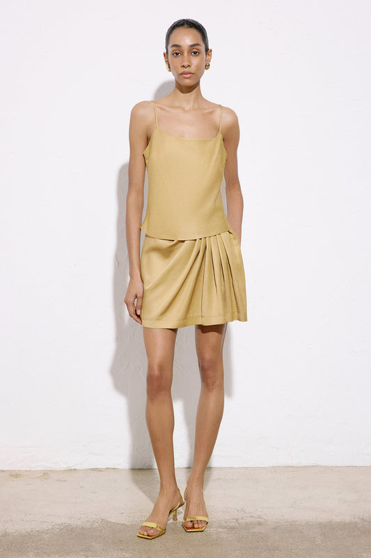 Square Neck Thin Strap Blouse