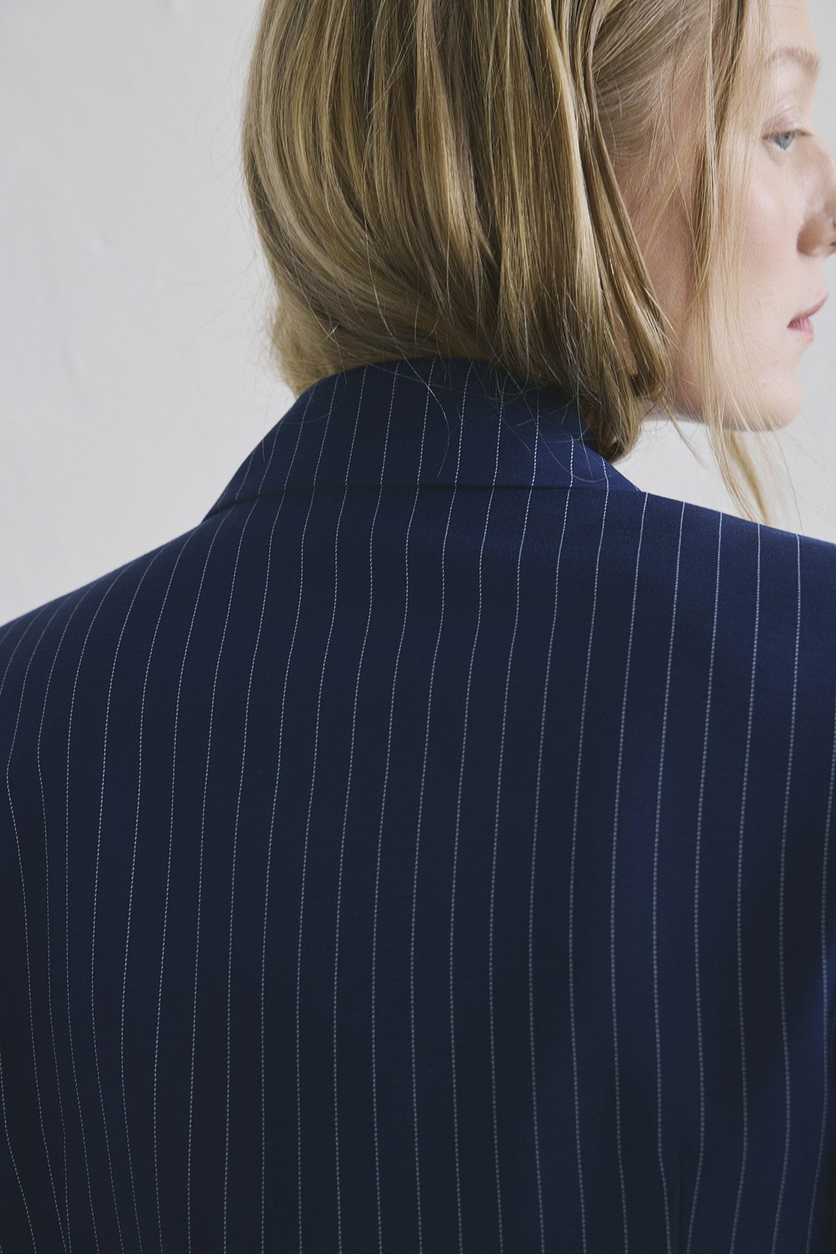 Striped Button Front Jacket
