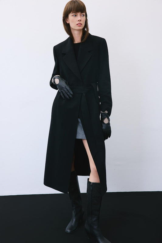 Textured Faux Leather Gloves