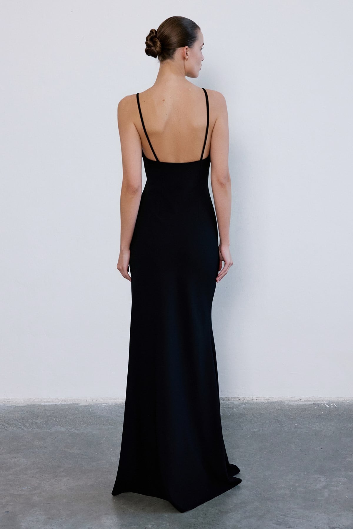 Thin Strap V Neck Maxi Dress