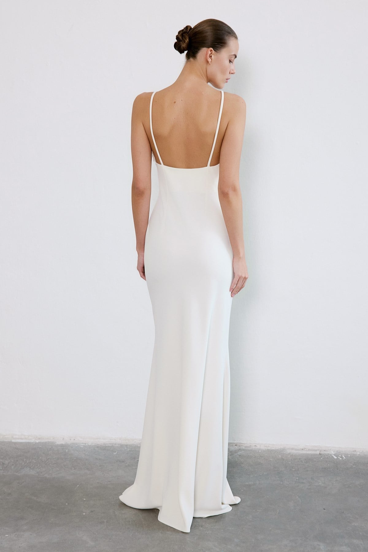 Thin Strap V Neck Maxi Dress