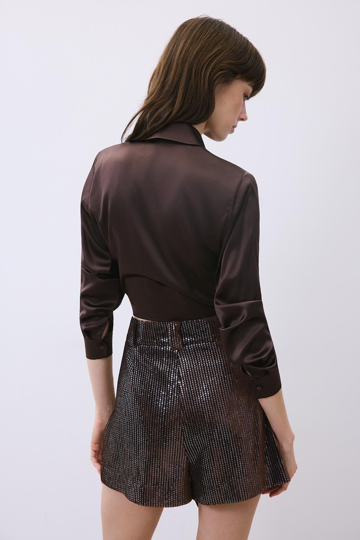 Velvet Sequin Skİrt