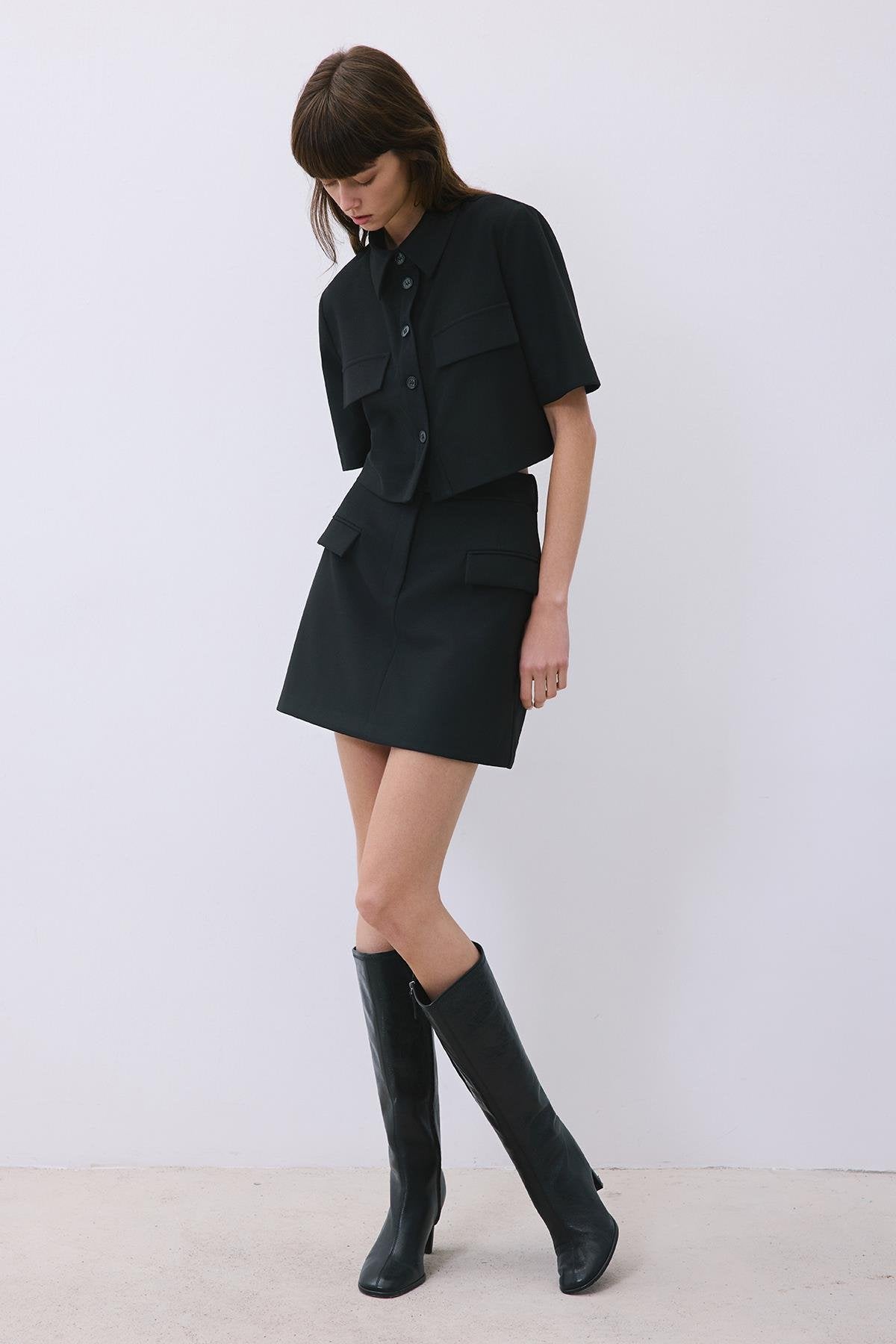 Wool Button-Up Shirt