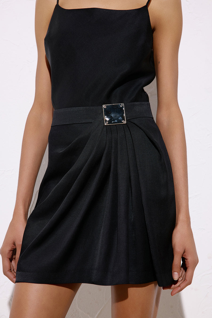 Accessory Detailed Mini  Skirt