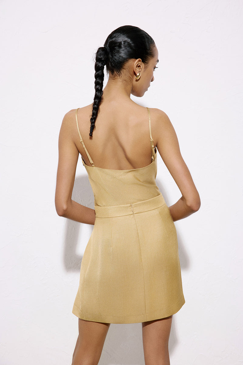 Accessory Detailed Mini  Skirt