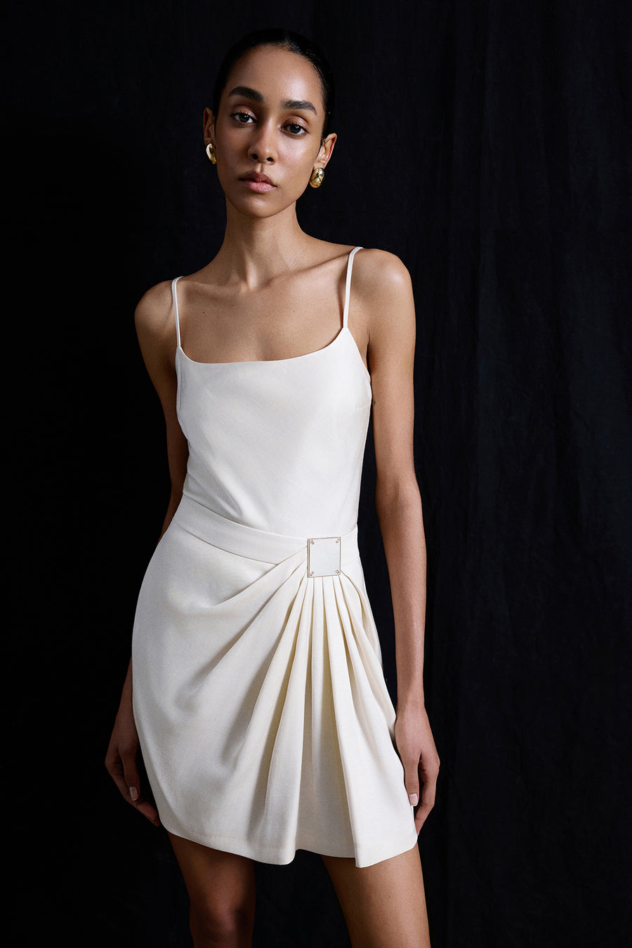 Accessory Detailed Mini  Skirt