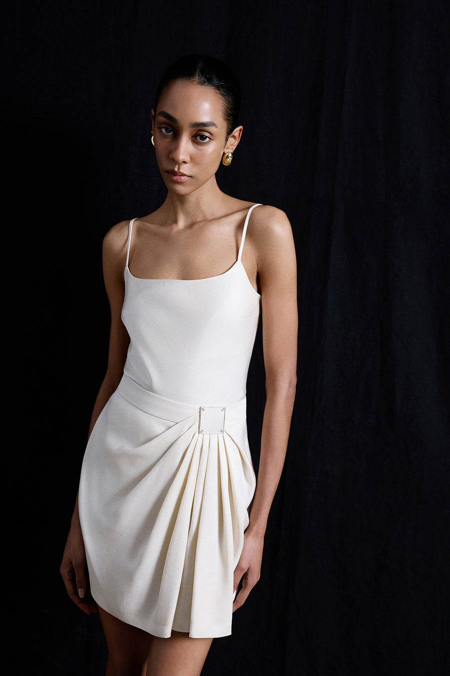 Accessory Detailed Mini  Skirt