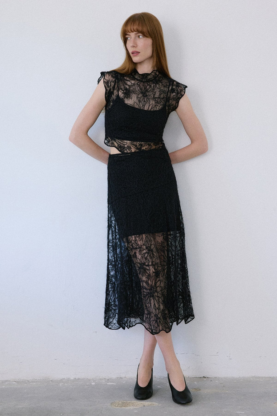 Backless Lace  Blouse