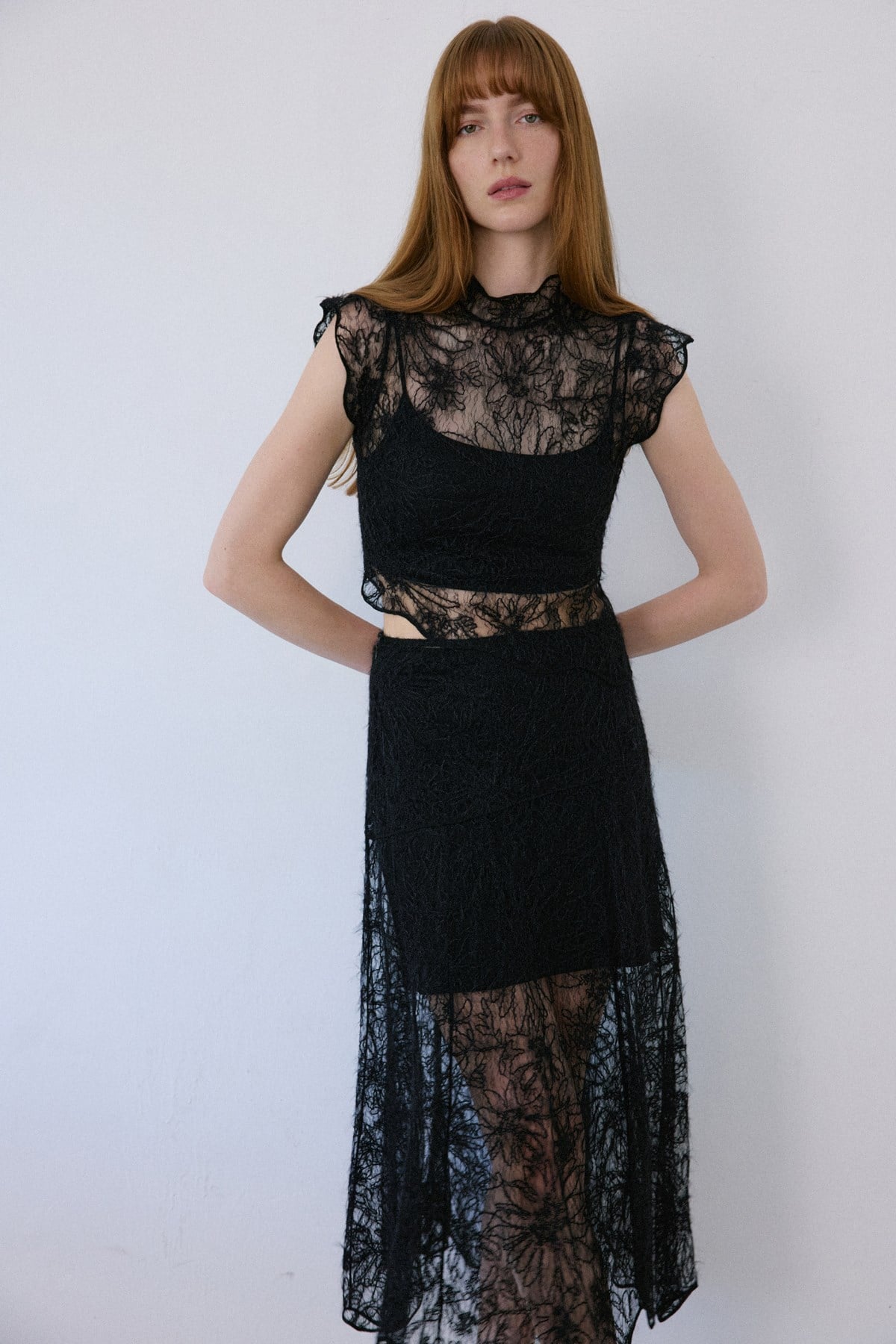 Backless Lace  Blouse
