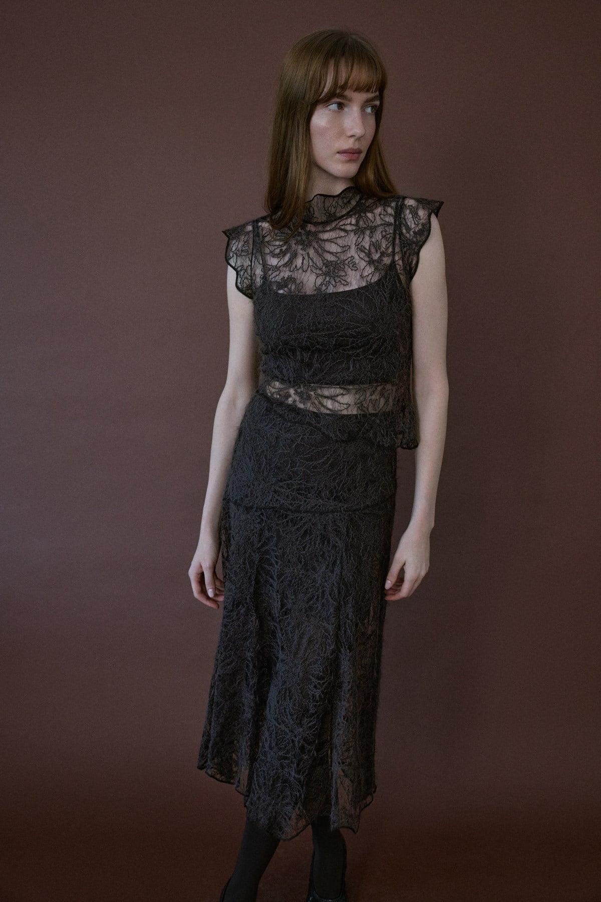 Backless Lace  Blouse