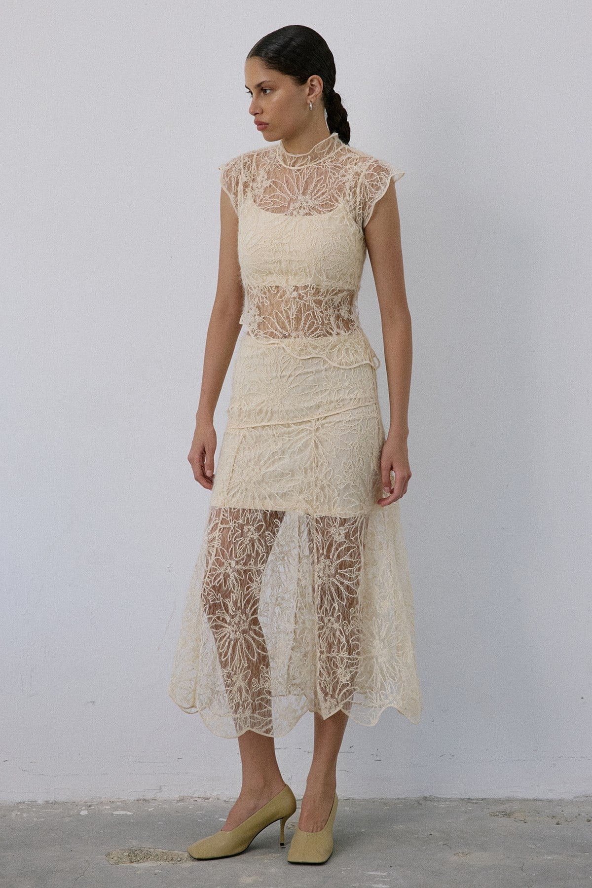 Backless Lace  Blouse