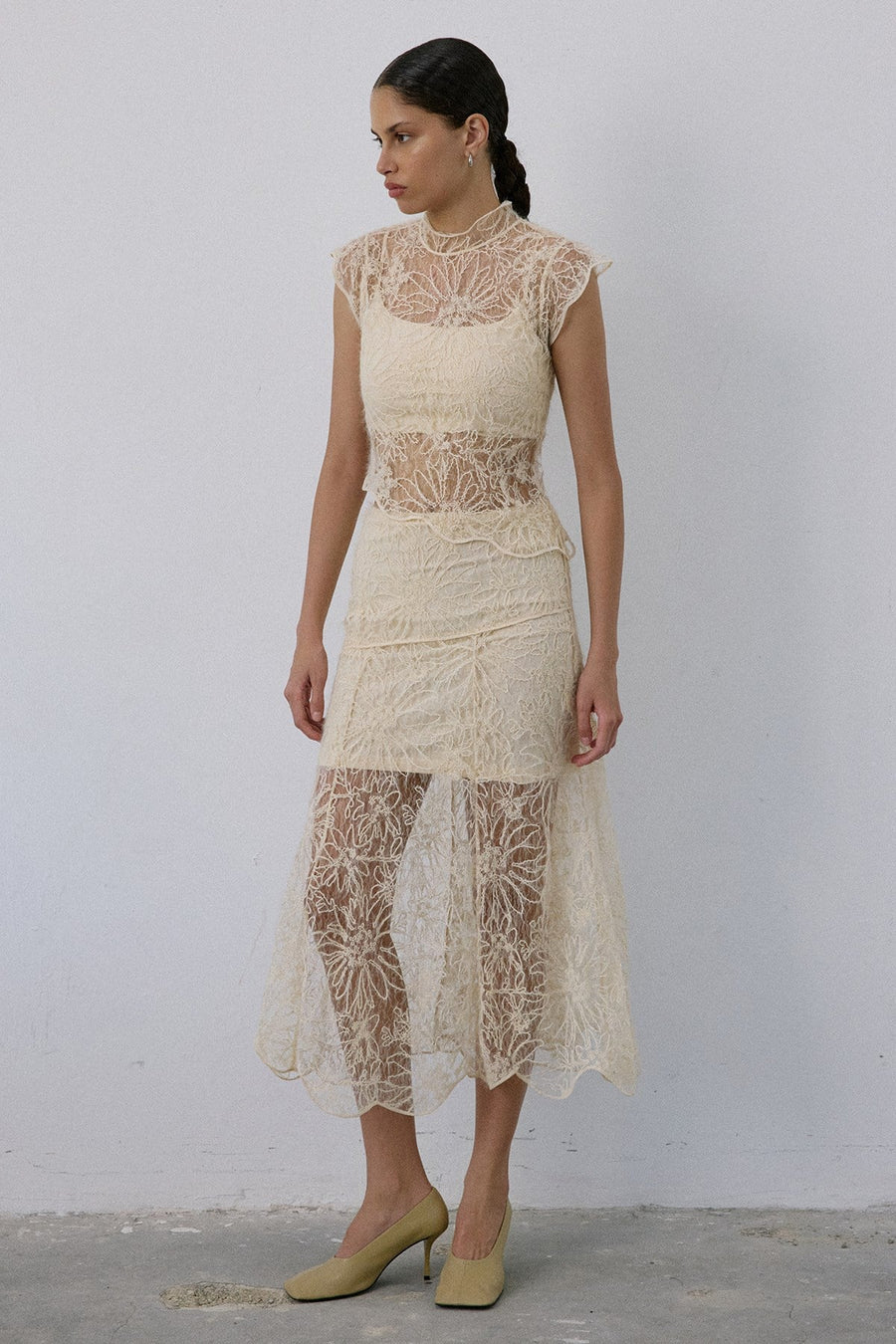 Backless Lace  Blouse