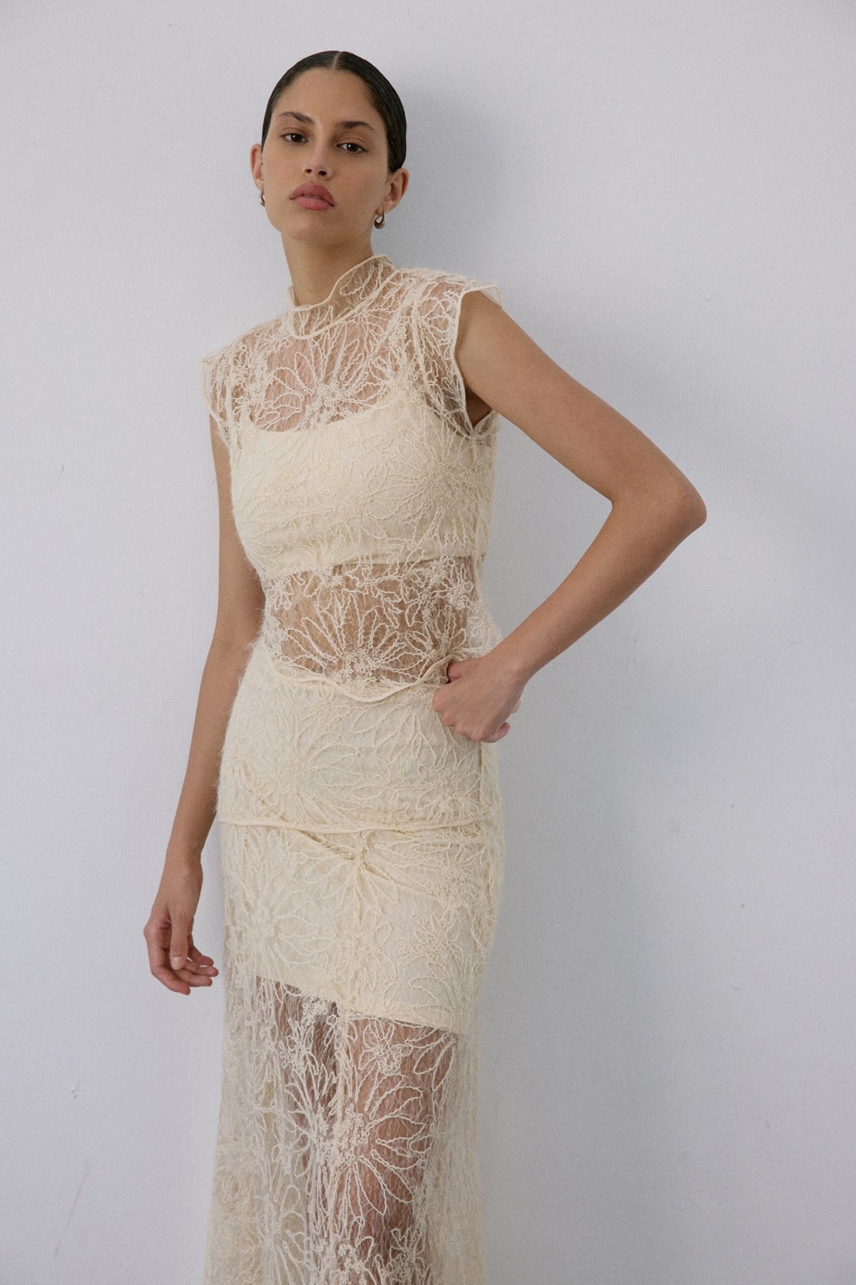 Backless Lace  Blouse