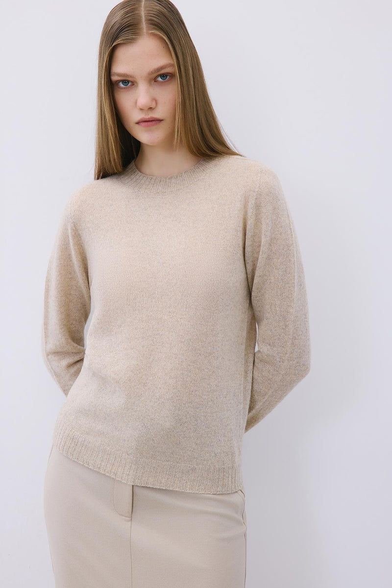 Cashmere Basic Knit Blouse