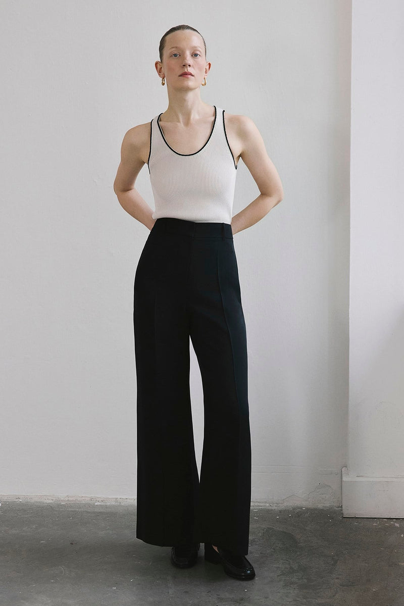 Belted Wide Leg  Trousers