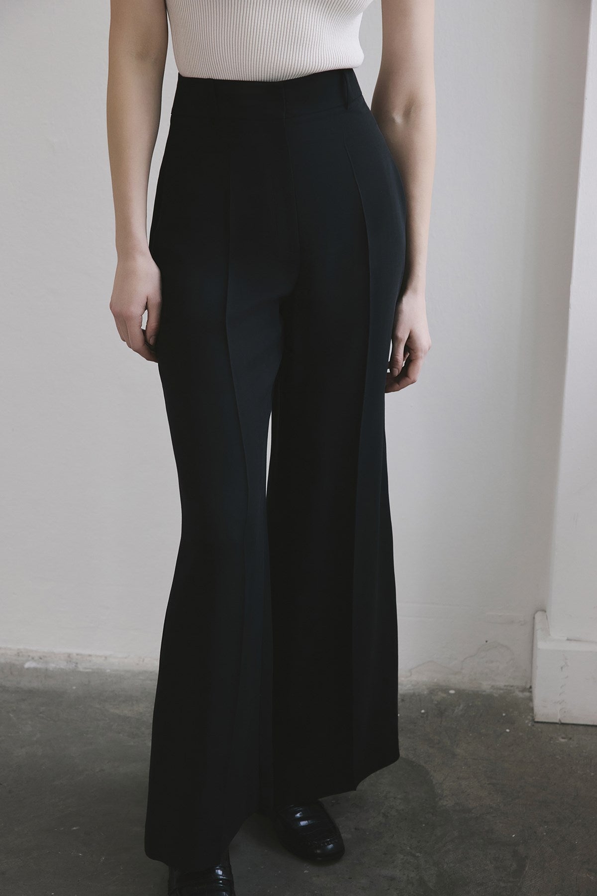 Belted Wide Leg  Trousers