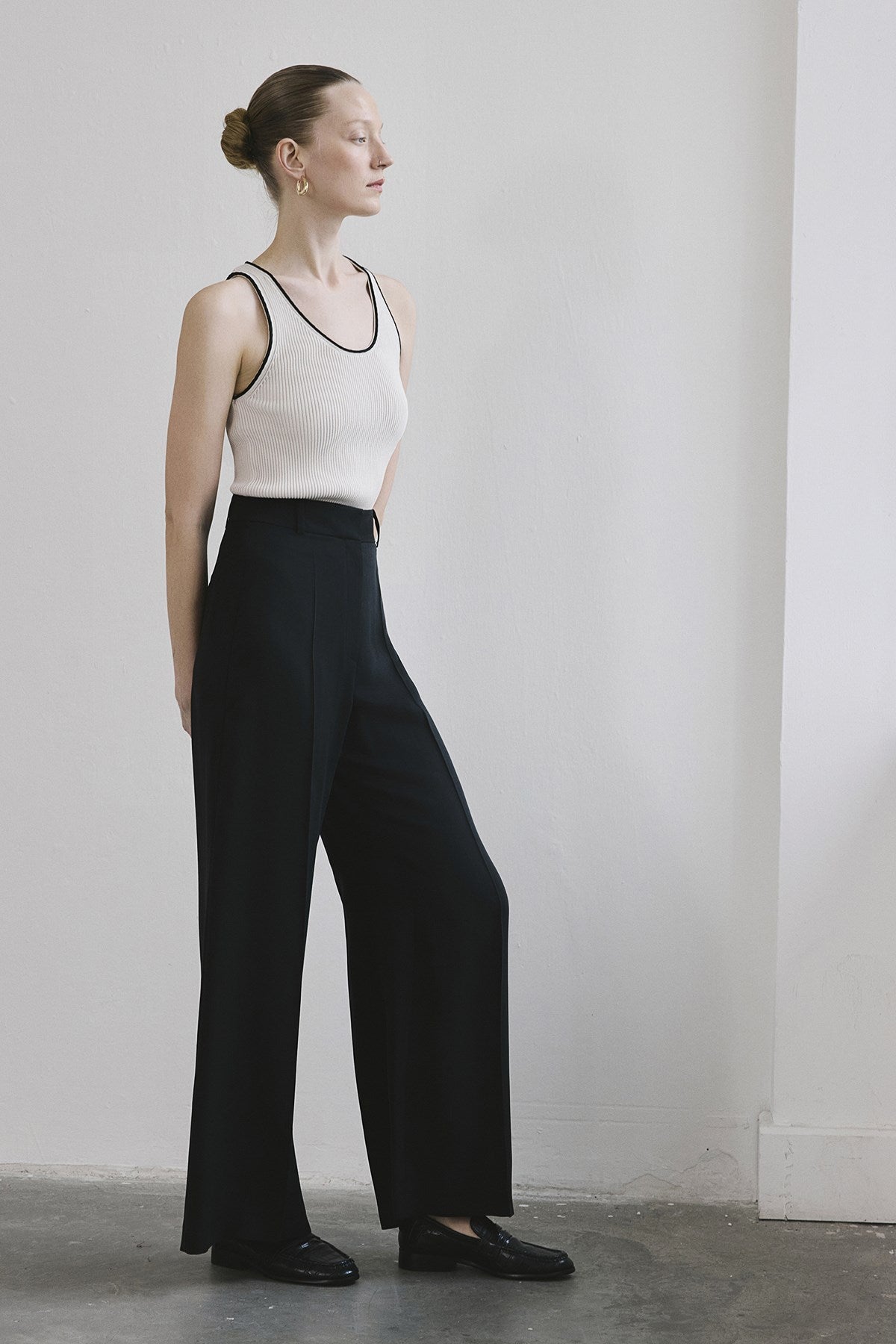 Belted Wide Leg  Trousers