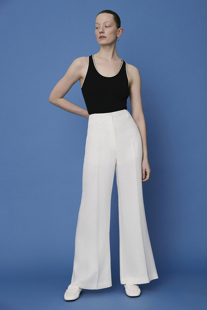 Belted Wide Leg  Trousers