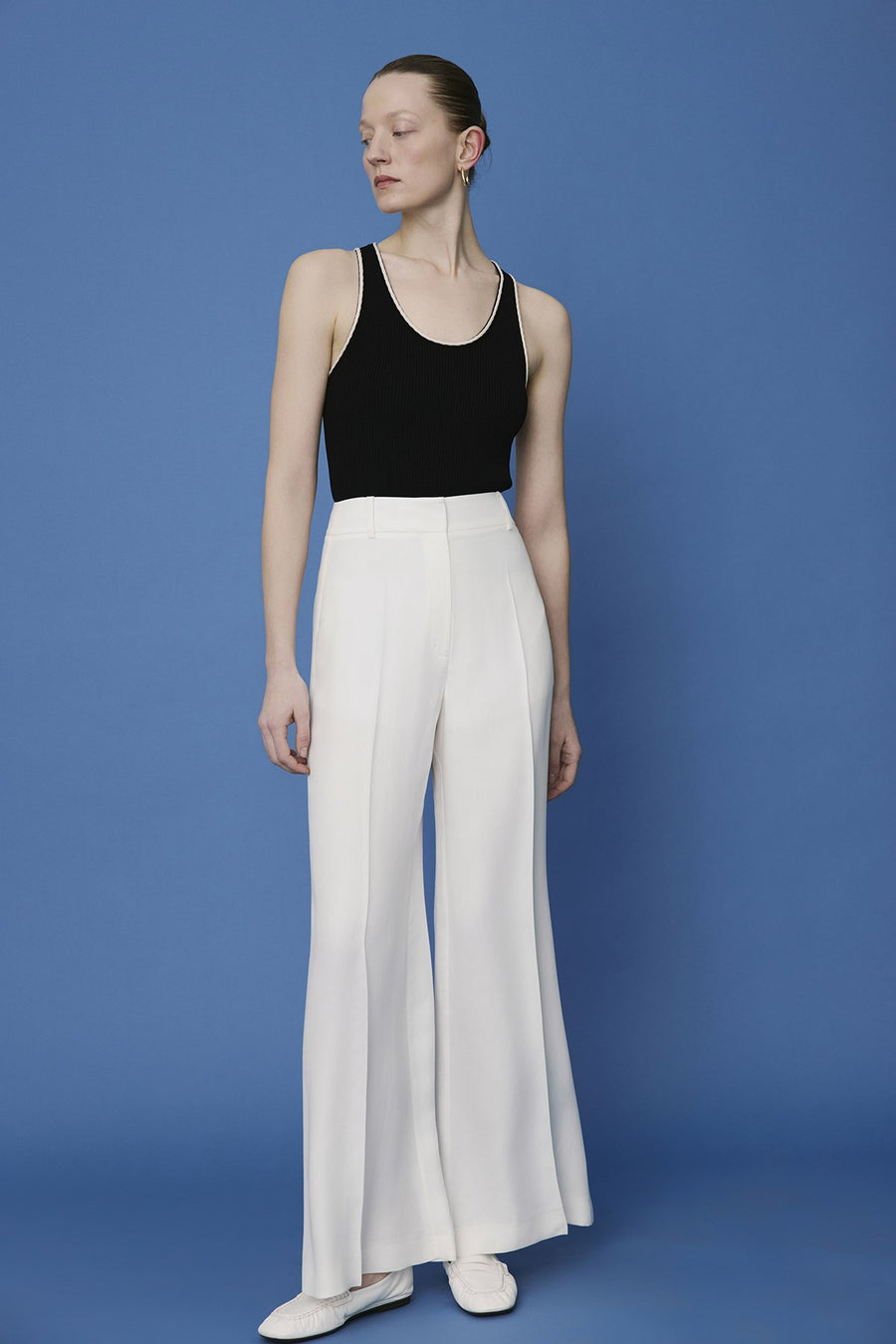 Belted Wide Leg  Trousers