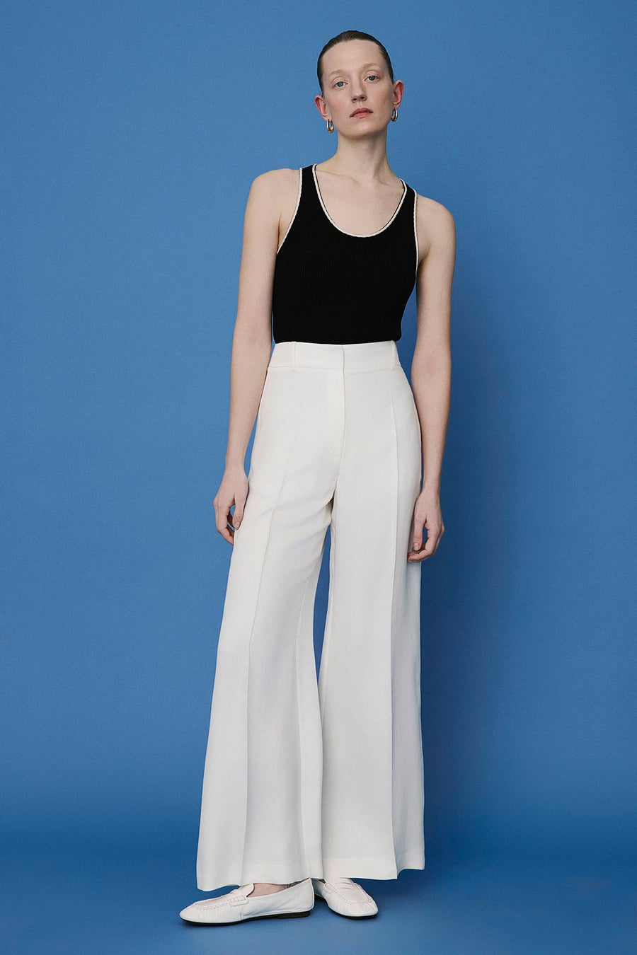 Belted Wide Leg  Trousers