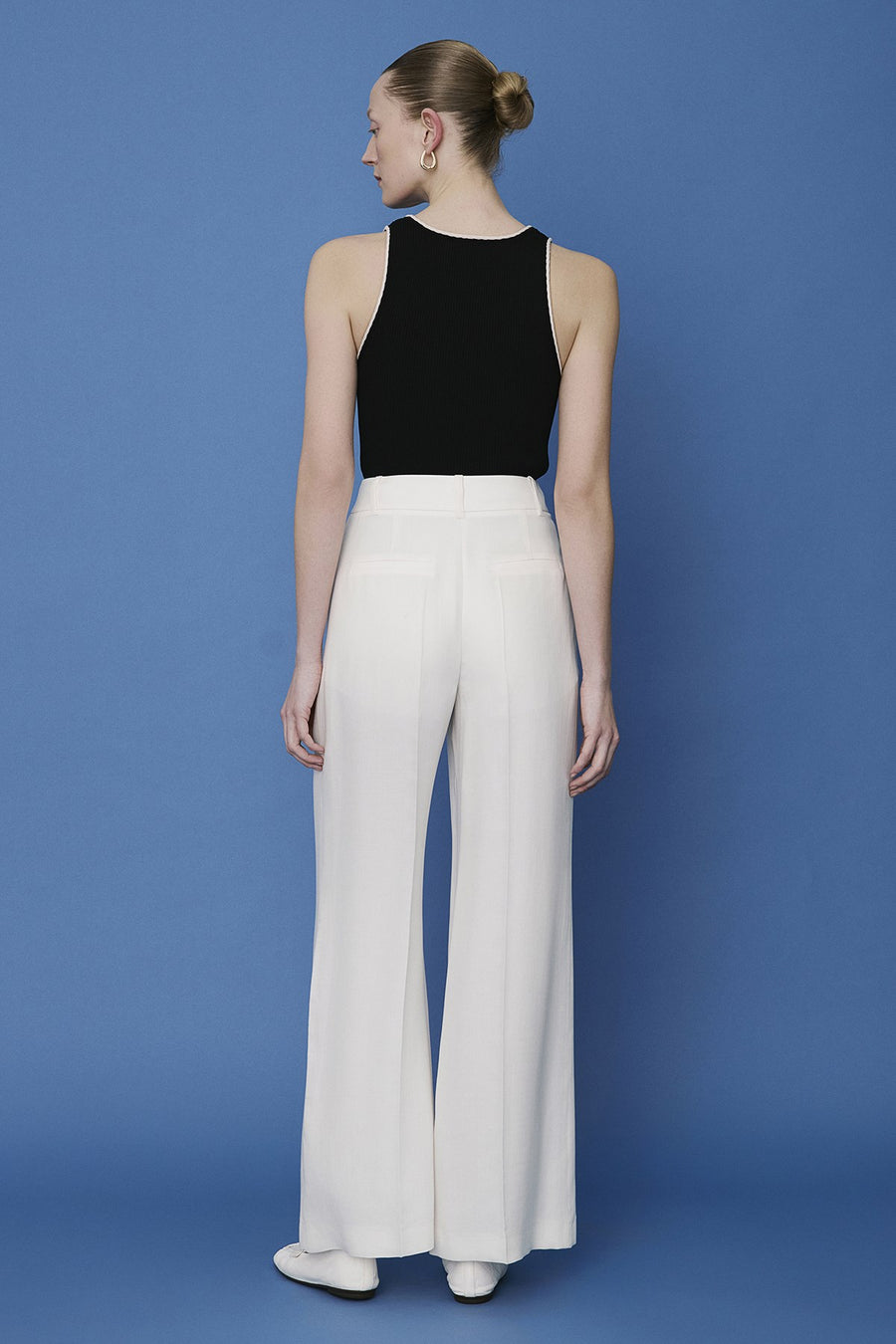 Belted Wide Leg  Trousers
