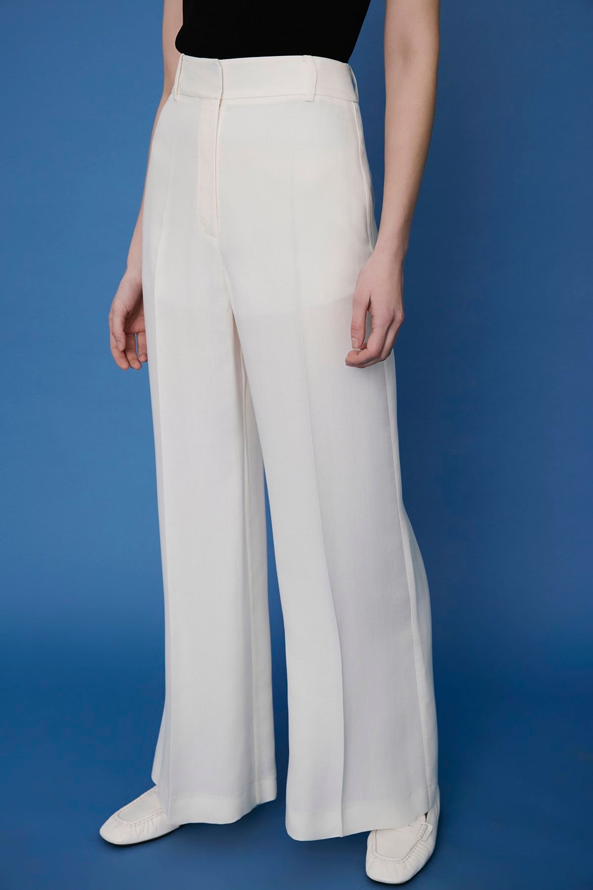 Belted Wide Leg  Trousers