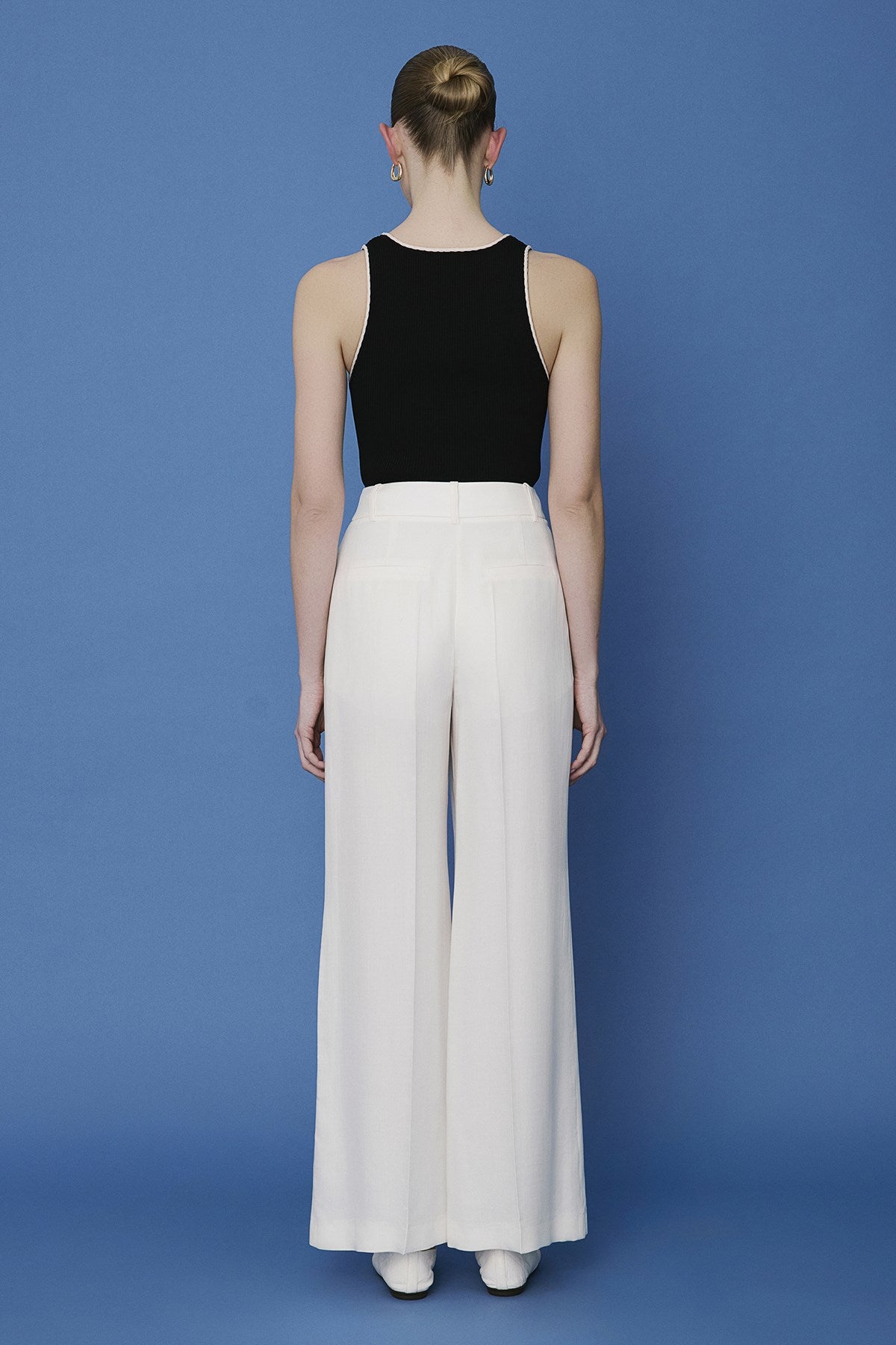 Belted Wide Leg  Trousers