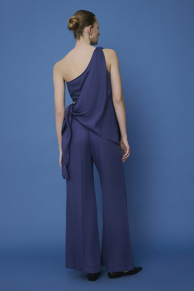 Belted Wide Leg  Trousers
