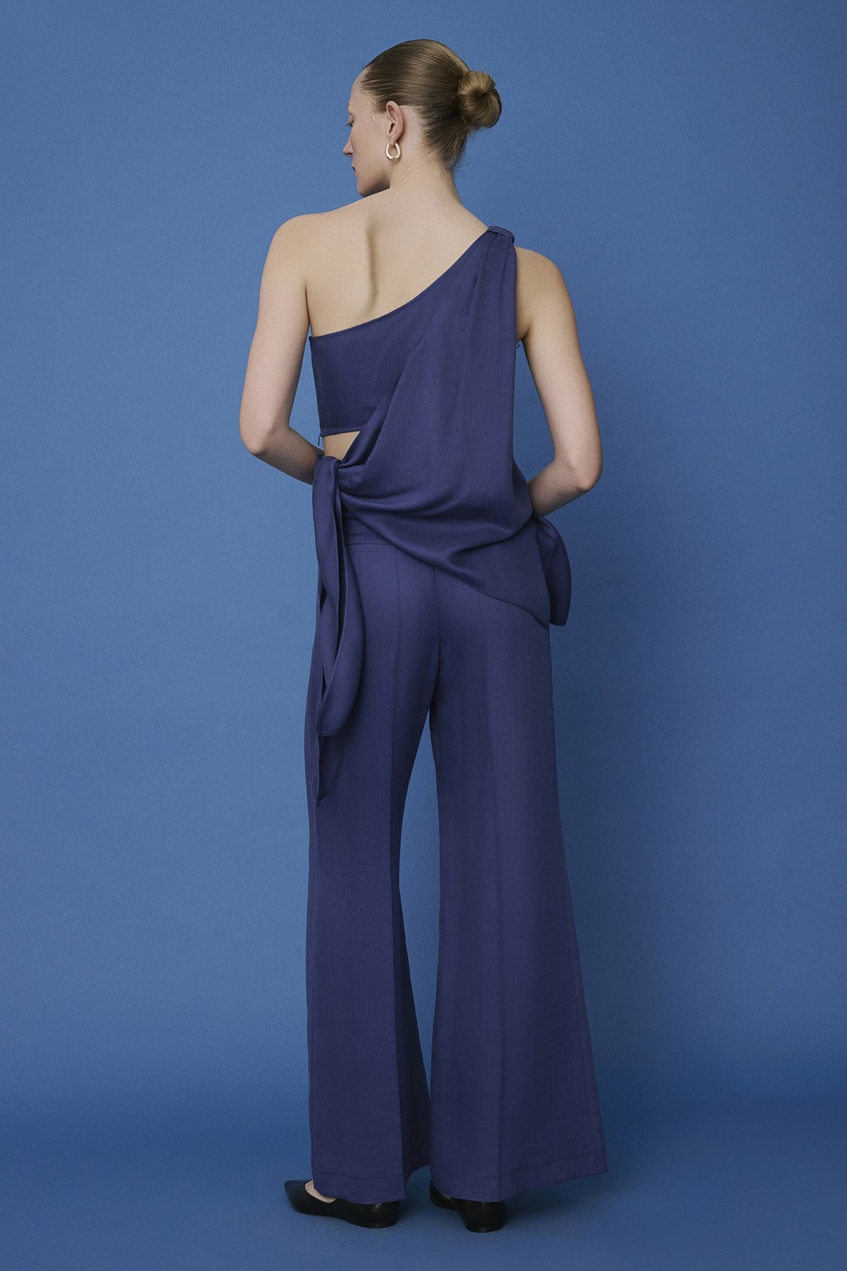 Belted Wide Leg  Trousers